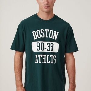 Boston Loose Fit College T-Shirt Cotton On  Size L